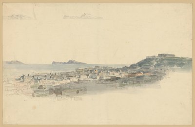 Pohled na Neapol a ostrov Capri od Ernst Fries
