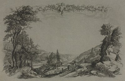 Šest pohledů na hrad Heidelberg od Ernst Fries