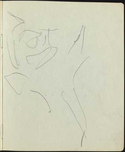 Tanečníci a umělci Stránka ze skicáře, c. 1911. od Ernst Ludwig Kirchner