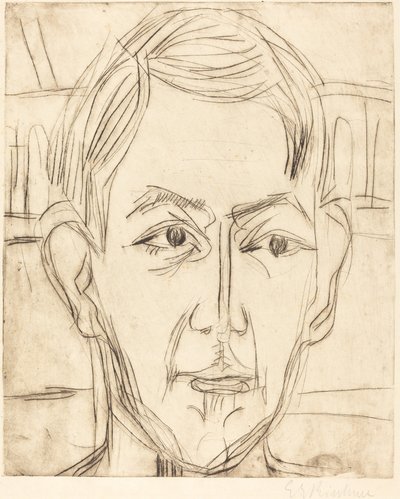 Dr. Hans Bütow, 1925. od Ernst Ludwig Kirchner