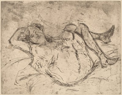 Snící dívka, 1906. od Ernst Ludwig Kirchner
