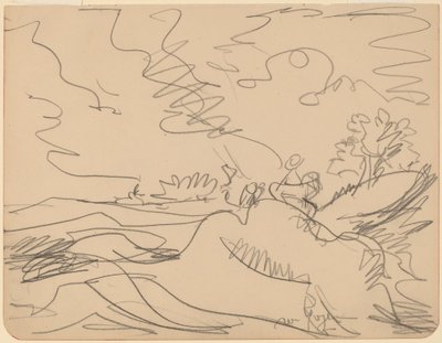 Krajina v Taunus, 1916. od Ernst Ludwig Kirchner