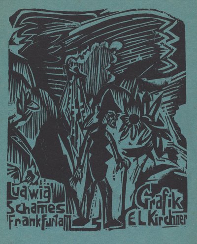 Ludwig Schames Frankfurt a M Grafik E L Kirchner Ludwig Schames Frankfurt a M..., 19191920. od Ernst Ludwig Kirchner