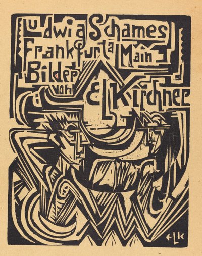 Ludwig Schames Frankfurt a Main Bilder von E L Kirchner Ludwig Schames Frankfurt..., 1919. od Ernst Ludwig Kirchner