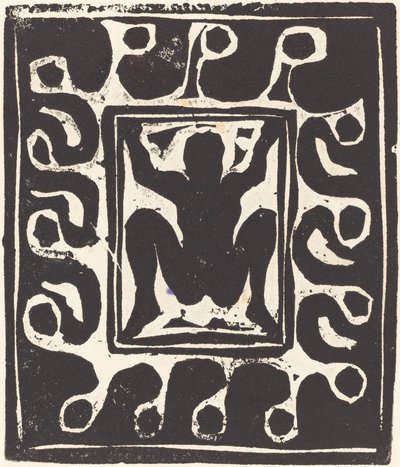 Nahá tanečnice, 1906. od Ernst Ludwig Kirchner