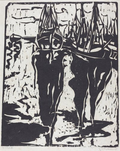 Obrázek přístavu Port Scene, 1908. od Ernst Ludwig Kirchner
