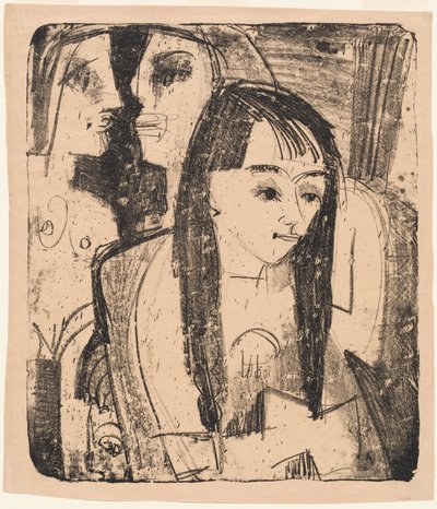 Portrét dívky, 1921. od Ernst Ludwig Kirchner