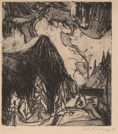 Seehorn, 1919. od Ernst Ludwig Kirchner