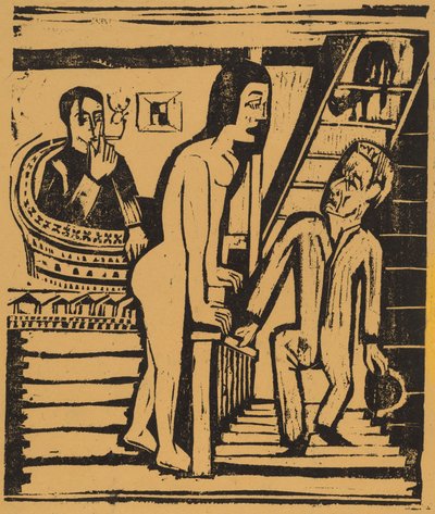 Návštěva, 1923. od Ernst Ludwig Kirchner