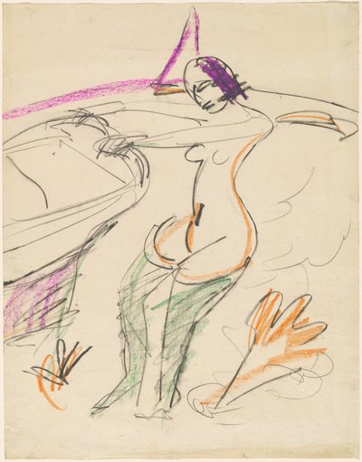 Koupající se od Ernst Ludwig Kirchner