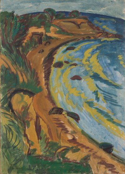 Zátoka na pobřeží Fehmarnu od Ernst Ludwig Kirchner