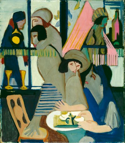 Kavárna od Ernst Ludwig Kirchner