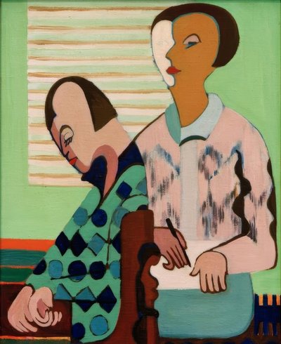 Pár. Autoportrét s Ernou od Ernst Ludwig Kirchner