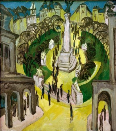 Kruhový objezd od Ernst Ludwig Kirchner