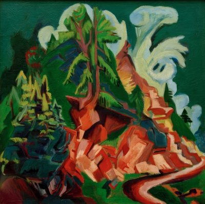 Hora. Cesta do Stafelu od Ernst Ludwig Kirchner