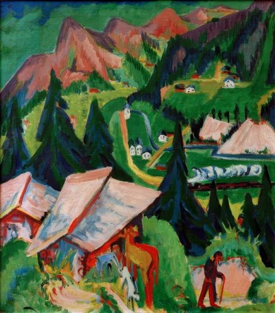 Junkerboden od stafelu od Ernst Ludwig Kirchner