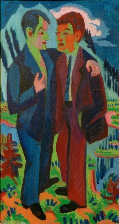 Přátelé od Ernst Ludwig Kirchner