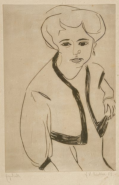 Dodo. 1909 od Ernst Ludwig Kirchner