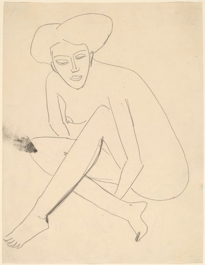 Sedící Dodo od Ernst Ludwig Kirchner