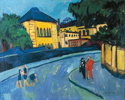 Drážďany, Friedrichstadt od Ernst Ludwig Kirchner