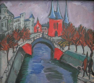 Elisabethufer od Ernst Ludwig Kirchner