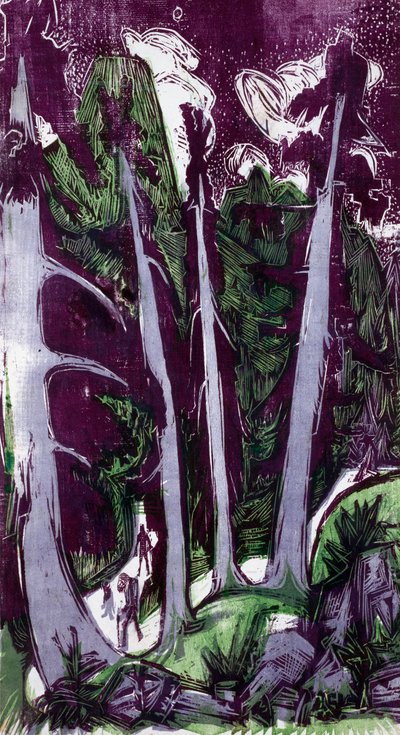 Jedle od Ernst Ludwig Kirchner