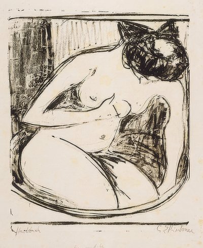 Frau im. 1908 od Ernst Ludwig Kirchner