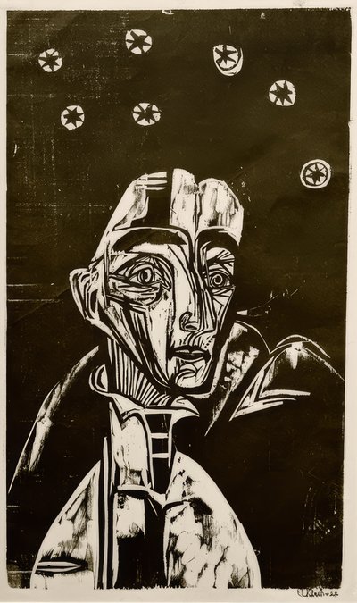 Žena v noci od Ernst Ludwig Kirchner