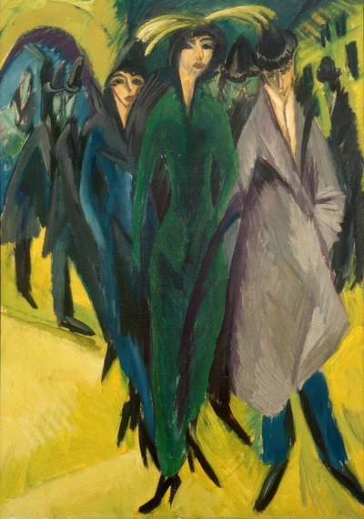 Ženy na ulici od Ernst Ludwig Kirchner