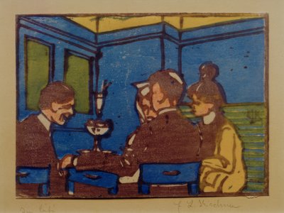 Im Coffee II od Ernst Ludwig Kirchner