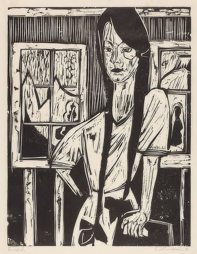 Mladá dívka. 1921 od Ernst Ludwig Kirchner