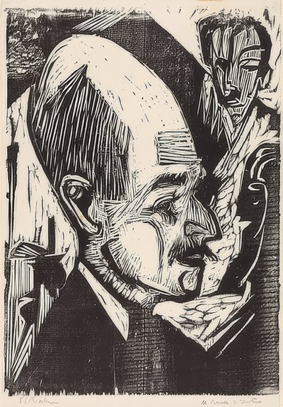 Vedoucí Dr. Zemědělec. 1921 od Ernst Ludwig Kirchner