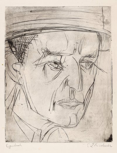 Vedoucí Dr. Grisebach. 1920 od Ernst Ludwig Kirchner