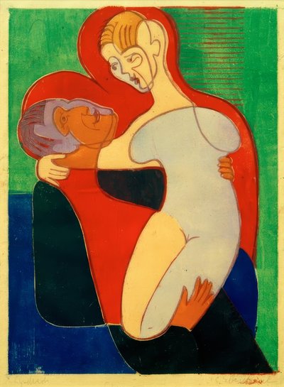 Milenci (The Hembusse) od Ernst Ludwig Kirchner