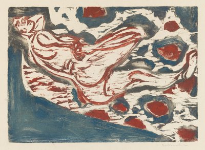 Ležící akt od Ernst Ludwig Kirchner