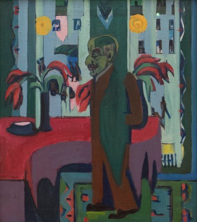 Max Liebermann ve svém ateliéru, 1926-1928. od Ernst Ludwig Kirchner