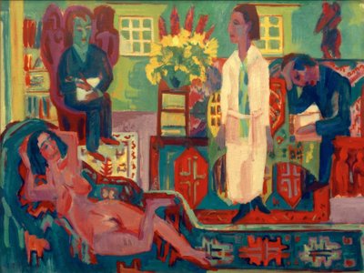 Moderní bohém od Ernst Ludwig Kirchner