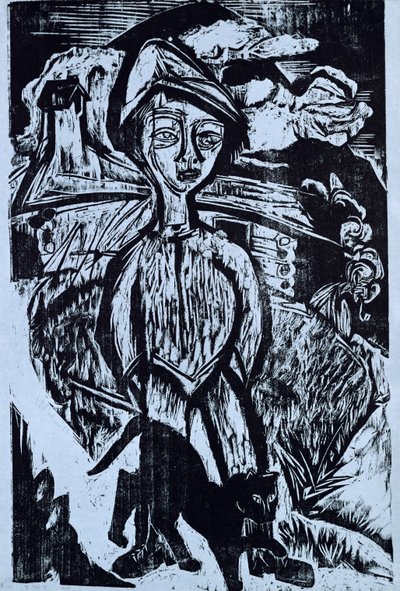 Horský mladík v Stormu, 1921 od Ernst Ludwig Kirchner