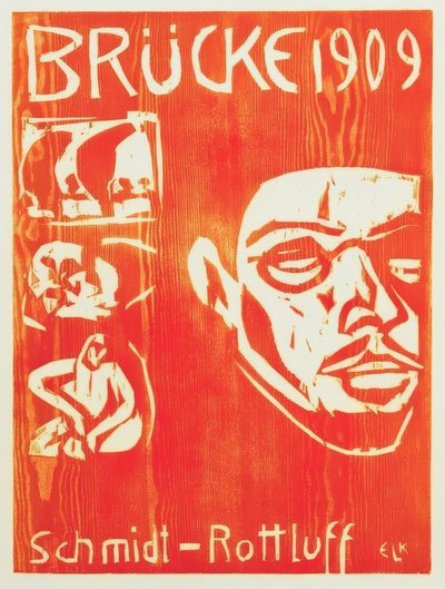 Portrét Schmidt-Rottluff od Ernst Ludwig Kirchner