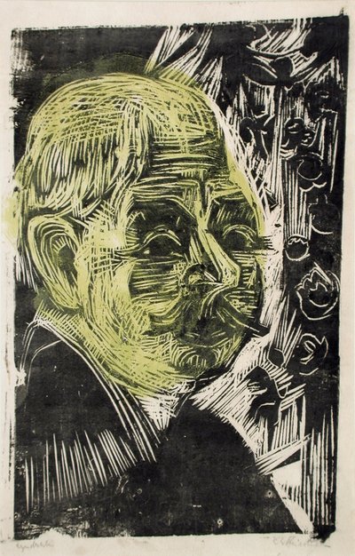 Portrét Dr. Spenglera, 1919 od Ernst Ludwig Kirchner