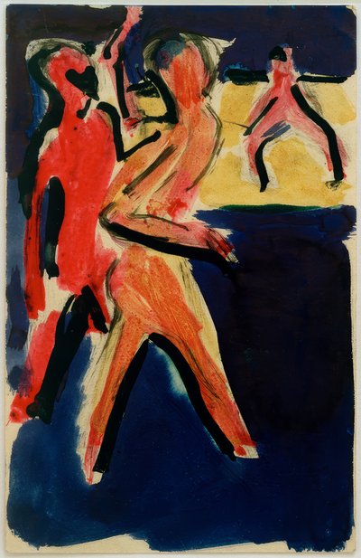 Pohlednice Erichu Heckelovi z 23 od Ernst Ludwig Kirchner
