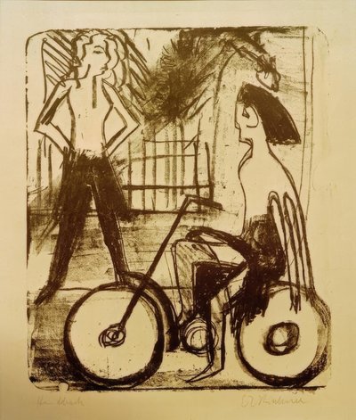 Cyklista od Ernst Ludwig Kirchner