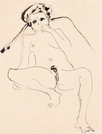 Ležící akt; Ležící akt, 1919 od Ernst Ludwig Kirchner