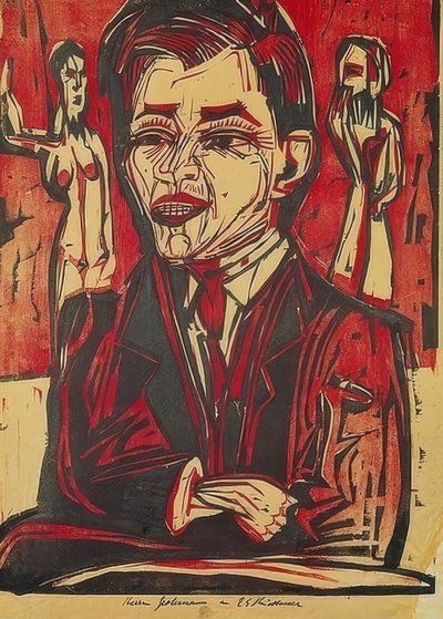 Autoportrét od Ernst Ludwig Kirchner