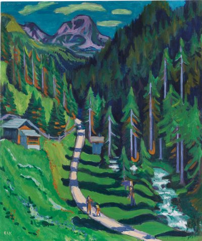 Sertigweg, 1937. od Ernst Ludwig Kirchner