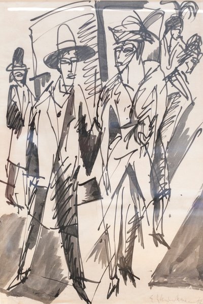 Hvězdy na silnici od Ernst Ludwig Kirchner