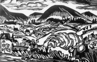 Krajina Taunus od Ernst Ludwig Kirchner