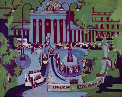Braniborská brána, Berlín od Ernst Ludwig Kirchner