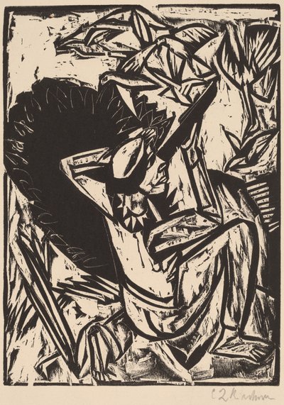 Lovec racků od Ernst Ludwig Kirchner