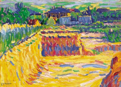 Hlína Pit, c. 1906 od Ernst Ludwig Kirchner